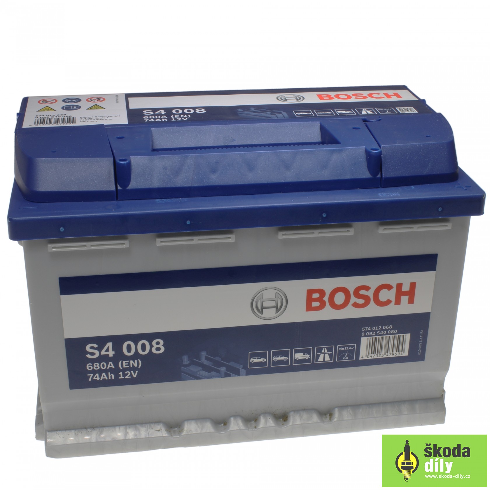 Bosch 12V 74AH Car Battery - Dew Limited