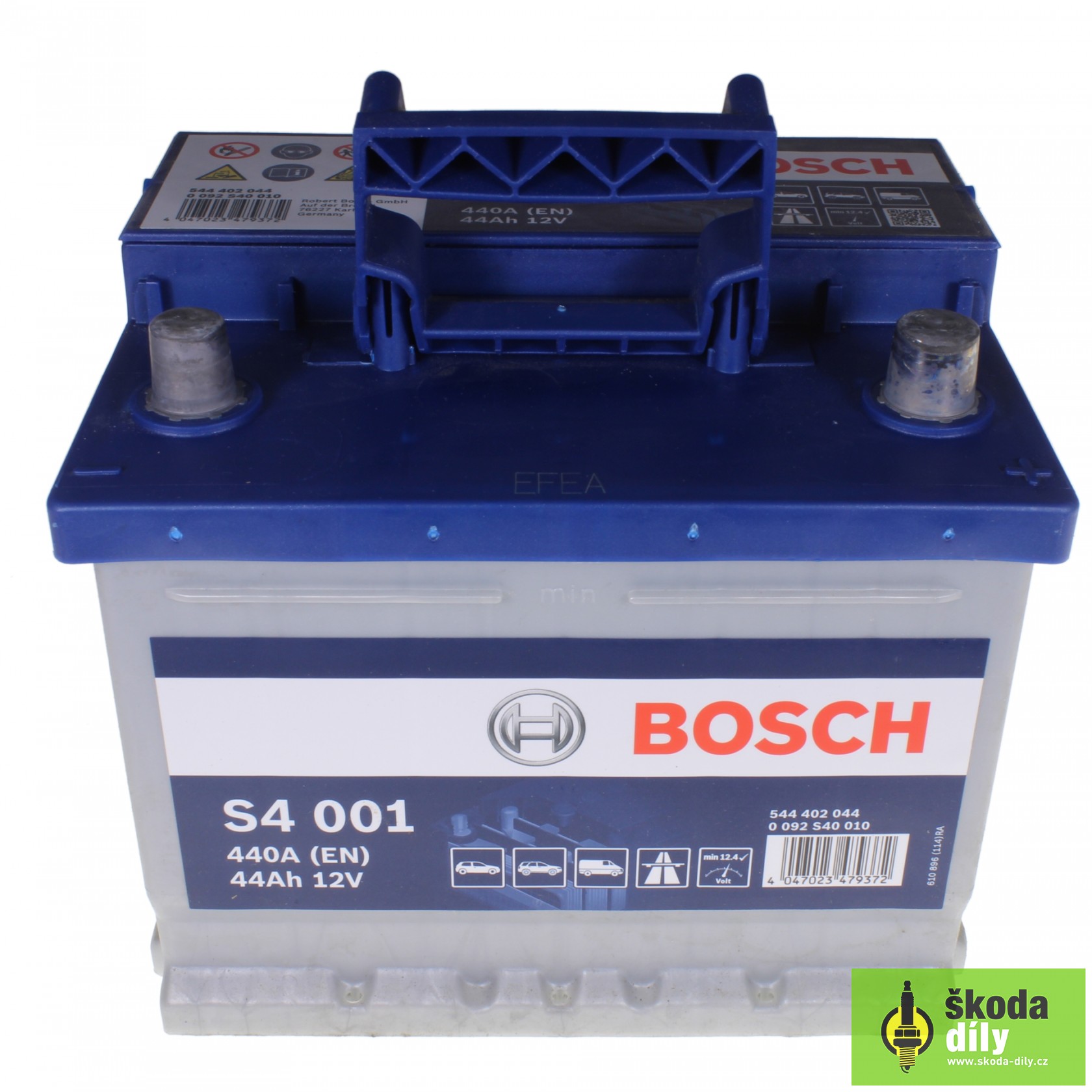 Batterie voiture pour Skoda Fabia (Diesel) 1.9 RS, SDI, TDI 11