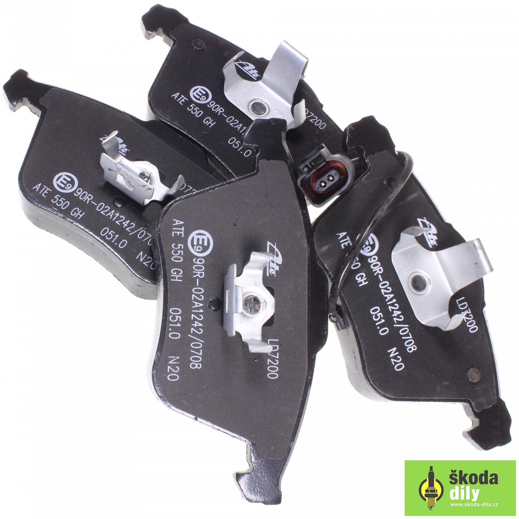 Includes Wear Indicators/Leads Ate - Teves Borg & Beck BBP1732 Front Brake Pads 