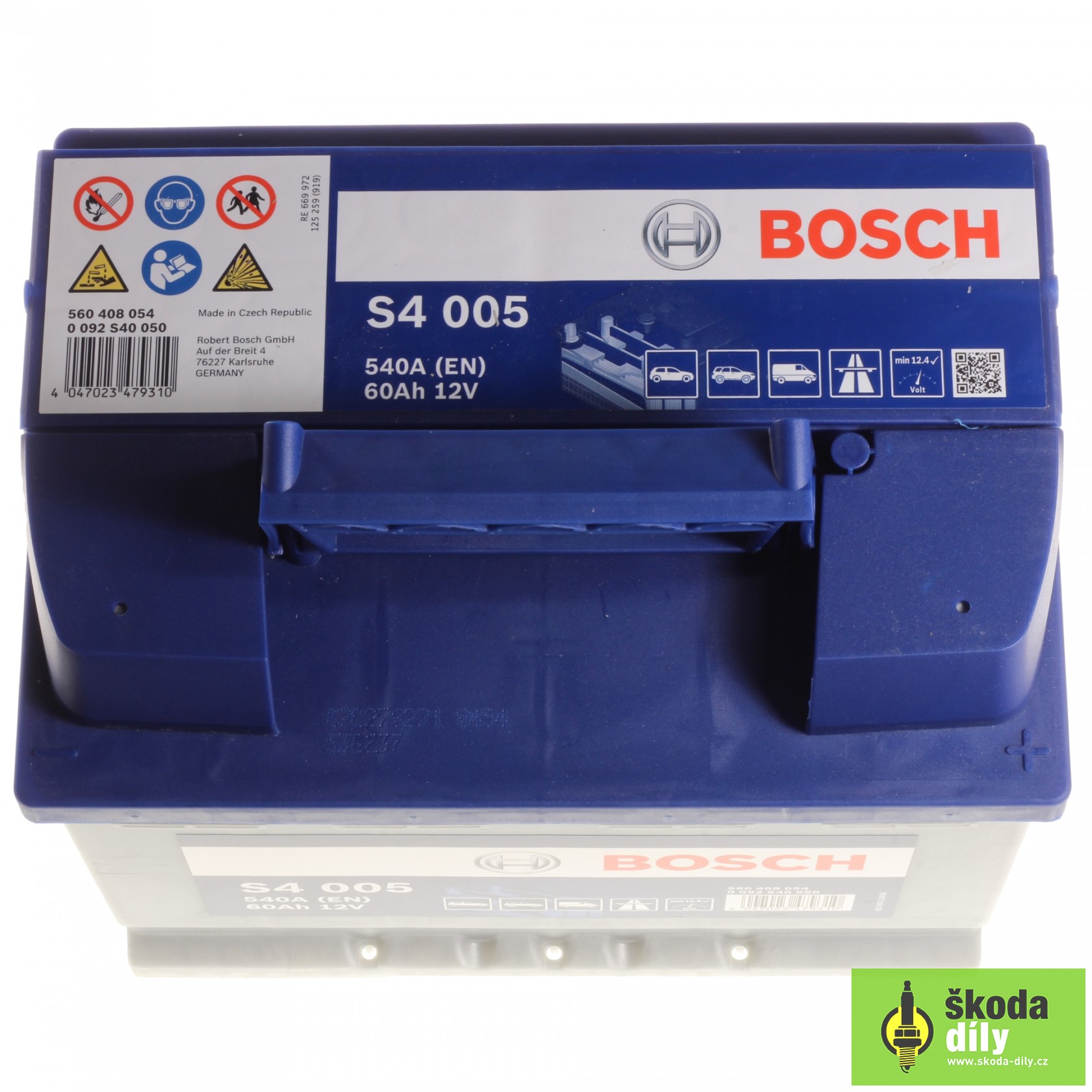 Batterie BOSCH 12V 60AH 680A