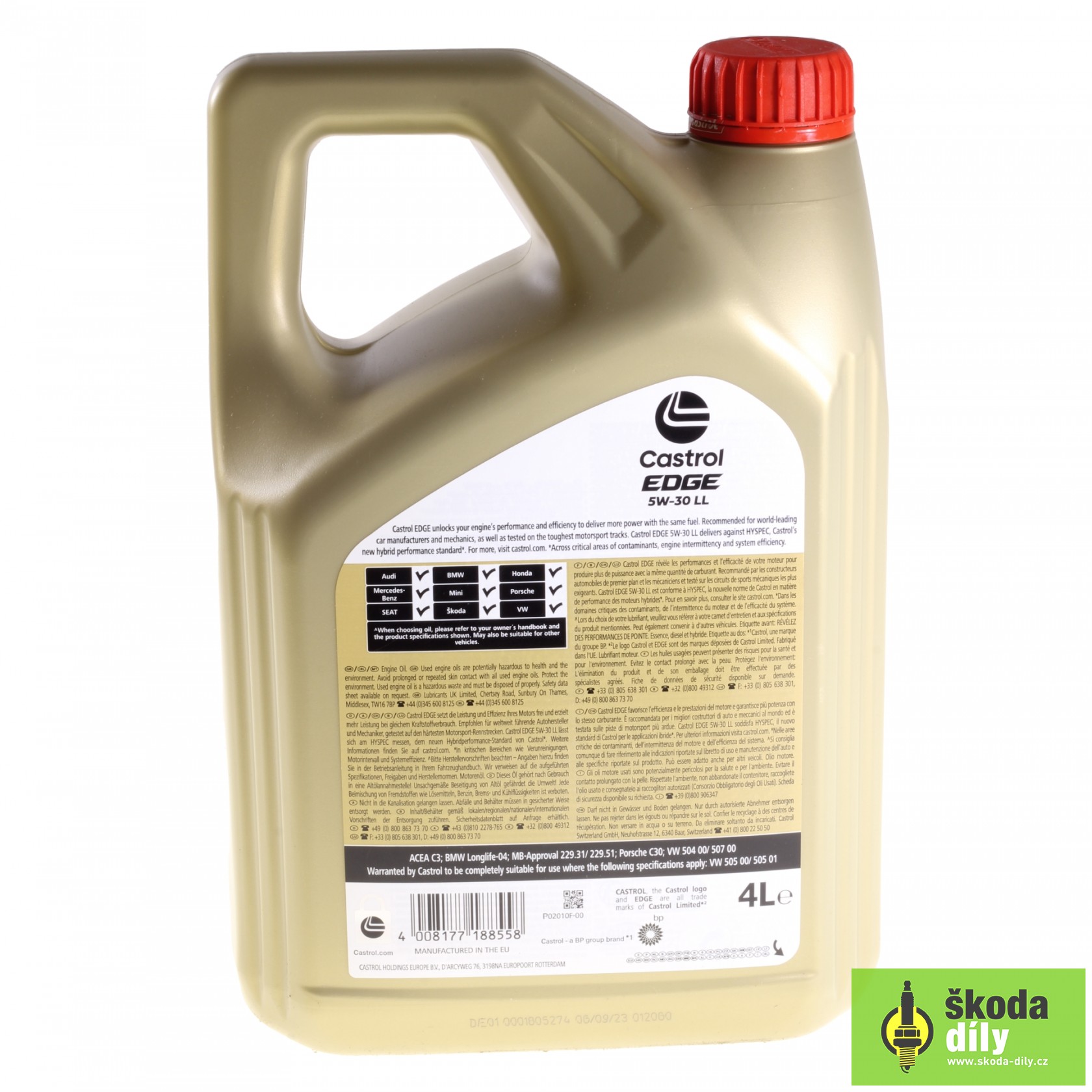 CASTROL EDGE 5W-30 Long-Life Engine Oil Castrol EDTIT5W30LL